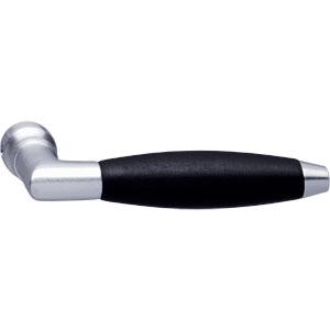 Intersteel enkele deurklink Marloes chroom mat/ebbenhout, Verzenden, Nieuw