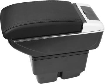 Middenconsole Ford Fiesta | Zwart PU-leer | Tweedekansje, Auto-onderdelen, Ophalen of Verzenden, Gebruikt, Ford