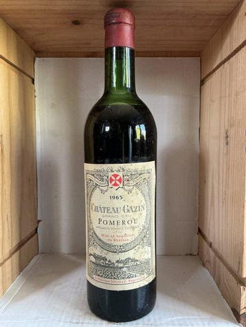 1965 Château Gazin - Pomerol - 1 Fles (0,75 liter), Nieuw