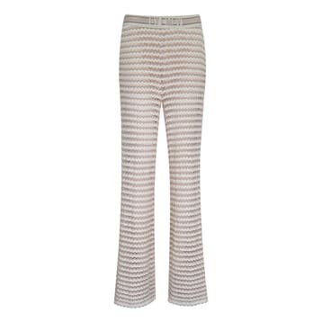 Cambio • beige gehaakte broek • 36, Cambio, Verzenden, Beige, Nieuw