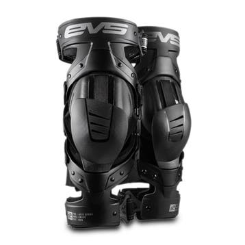 Cross Kniebrace EVS Axis Sport Zwart-Grijs (ZwartGrijs), Motoren, Verzenden, Nieuw