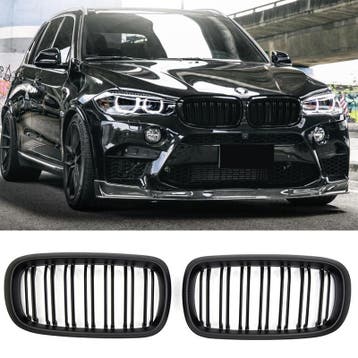Grille Mat zwart geschikt voor BMW X5 X6 F15 F16 | 2013-2018