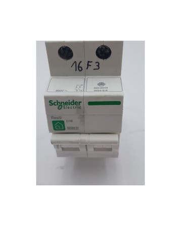 Schneider C16  Modulaire automaat 2P 16A 400V Curve C, Ophalen