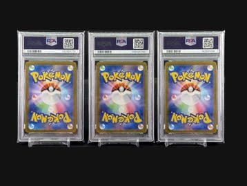 Pokémon - 3 Graded card - Bulbasaur, Charmander, Squirtle, Nieuw