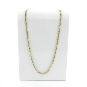 Gouden robuuste gourmetschakel ketting, Ophalen of Verzenden, Gebruikt, Goud, Goud