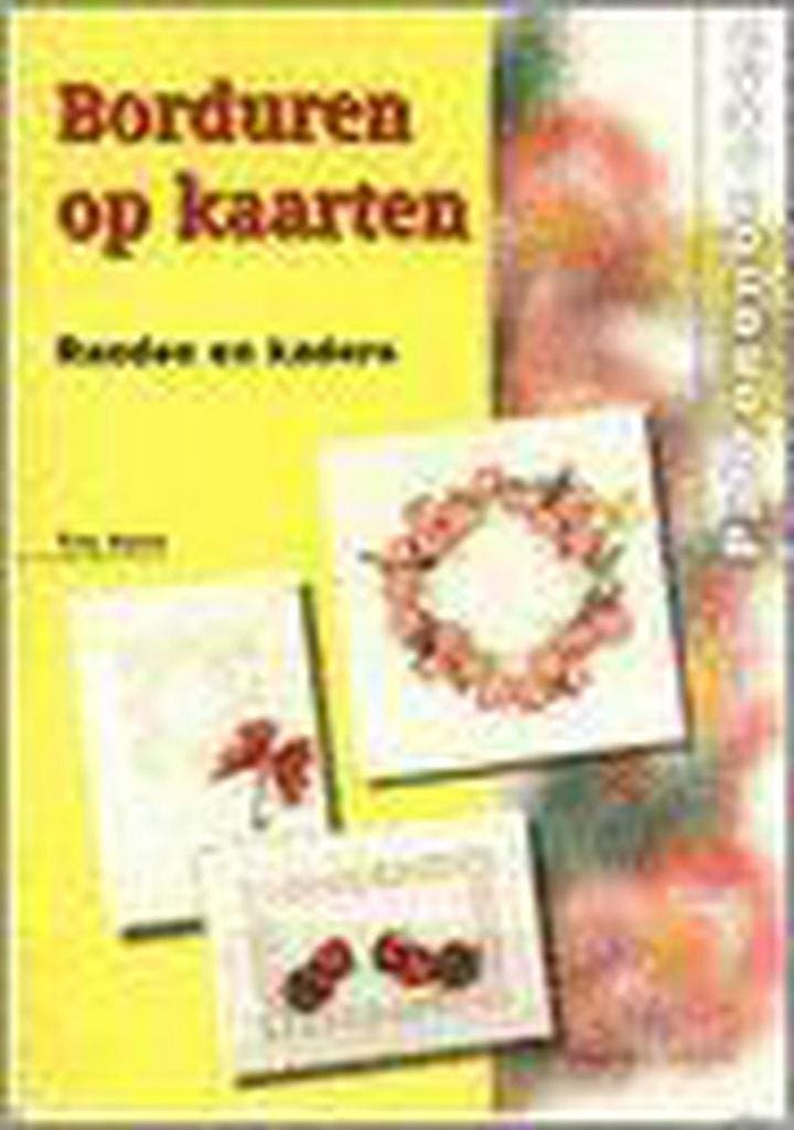 Borduren op kaarten / Patronenboeken 9789058770349 T. Harts, Boeken, Hobby en Vrije tijd, Zo goed als nieuw, Verzenden