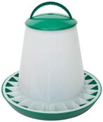 Kunststof voersilo met deksel groen - 10 kilo, Ophalen of Verzenden, Nieuw