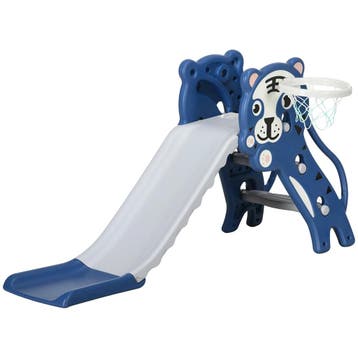 3 In 1 Kinder Glijbaan Met Klimrek, Basketbalring, Peutergli, Verzenden, Nieuw