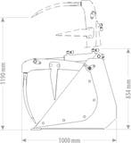 Krokodillenbak Standaard 1.40- 2.40m
