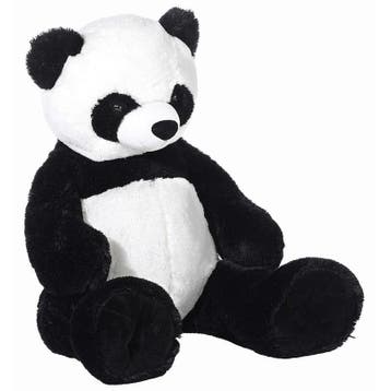 Heunec Panda knuffel - pluche - 100 cm - zwart wit, Verzenden, Nieuw