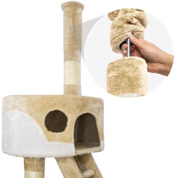 Krabpaal Hansi 260cm - beige / wit, Dieren en Toebehoren, Verzenden, Nieuw