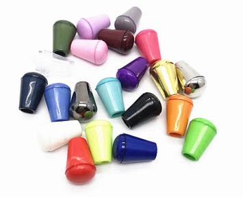 10x eindkapjes voor paracord 550 - MIX van kleuren, Hobby en Vrije tijd, Kralen en Sieraden maken, Ophalen of Verzenden, Nieuw