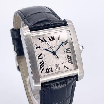 Cartier - Tank Française - 2564 - Heren - 2000-2010, Nieuw