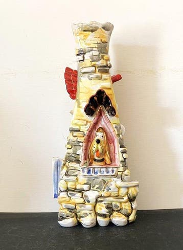Giovanni Girardi - Vaas - Hoogte: 31 cm - Aardewerk - Vaas