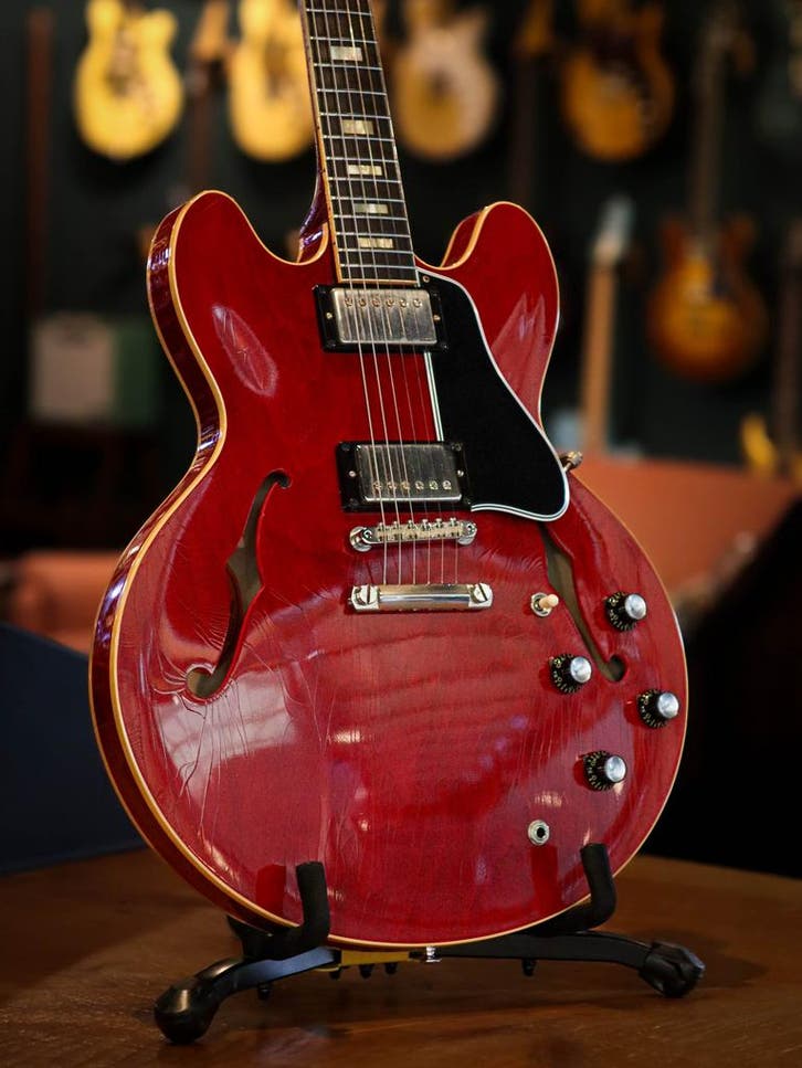 Gibson CS Murphy Lab 1964 ES-335 Reissue ULA Pre-Owned, Muziek en Instrumenten, Snaarinstrumenten | Gitaren | Elektrisch, Semi-solid body