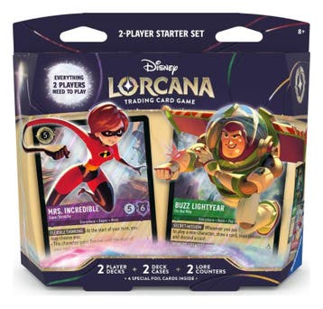 Disney Lorcana TCG 2-Player Starter Set *English Edition*, Verzenden, Zo goed als nieuw