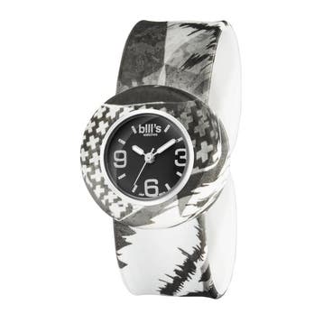 Bill´s Zwitserse Mini Horloge - vrouwen en kinderen - BLACK, Nieuw