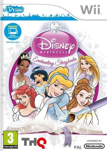 U Draw Disney Princess: Betoverende Verhalen Wii, 1 speler, Ophalen of Verzenden, Zo goed als nieuw