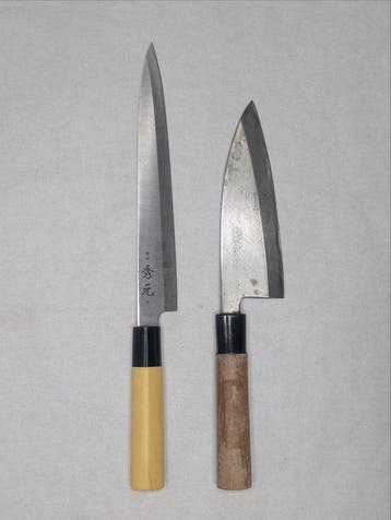 Keukenmes - Staal, Hout - Japan - Traditionele Japanse