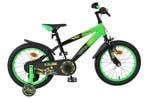 Volare Strike Kinderfiets - Jongens - 16 inch - Zwart Groen, Fietsen en Brommers, Fietsen | Kinderfietsjes, Overige merken, Zijwieltjes
