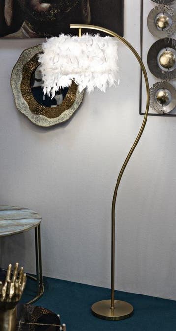 VLOERLAMP SEMI BOOG CM 60X33X170, Ophalen of Verzenden, Nieuw