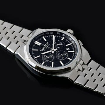 Norton - Venezia - Chronograph 100M - Quadrante Guilloché, Nieuw
