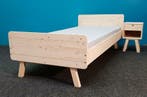HOUTEN BED schuine poten in 12 matrasmaten, Kinderen en Baby's, Kinderkamer | Bedden, Ophalen, Nieuw