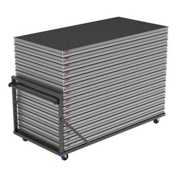 15x FORTEX STAGE750 Deck Top Line HEXA 200×100 cm + GRATIS, Verzenden, Nieuw