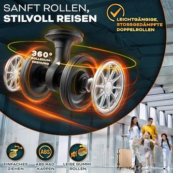 Kofferset - 4 delig - Trolley - Reiskoffer set - Champagne -, Sieraden, Tassen en Uiterlijk, Koffers, Verzenden, Zo goed als nieuw