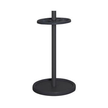 Basic Crown staande kapstok met parapluhouder - zwart, Verzenden, Nieuw