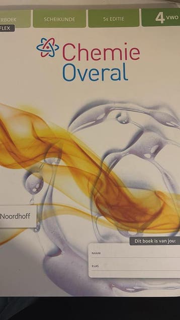 Chemie Overal 5e ed vwo 4 FLEX leerboek 9789001746308, Boeken, Zo goed als nieuw