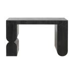 *WOONWINKEL* Kare Design Curve Black Sidetable Zwart Hout, Huis en Inrichting, Tafels | Sidetables, Verzenden, Nieuw