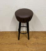 Barkruk Gezellig Donkerbruin - K989 Vintage/Café, Huis en Inrichting, Barkrukken, Ophalen, Nieuw