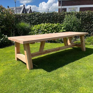 Grote Robuuste Douglas Tuintafels - Op Voorraad!, Nieuw, Hout