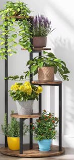 Multifunctioneel Houten Hangplantenrek voor Tuinen Interieur, Verzenden, Nieuw