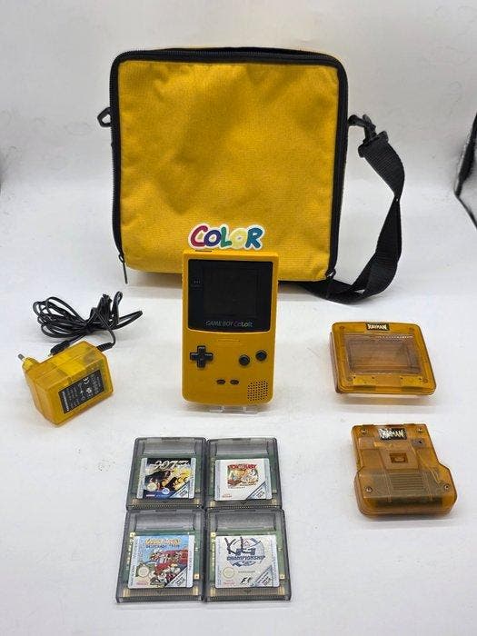 Nintendo - Gameboy Color - Bee Yellow Edition - Completely, Spelcomputers en Games, Spelcomputers | Overige Accessoires
