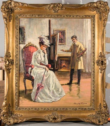 Juan Valera Montoro (b. 1923) - Spanish impressionist School