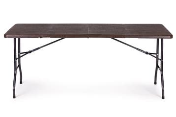 Klaptafel Houtlook | 179x74 | Stevig | OP=OP, Ophalen of Verzenden, Nieuw, Rechthoekig, Kunststof