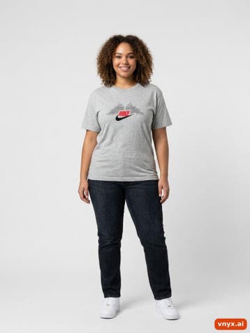 Nike T-shirts Dames maat L Grijs Vintage, Ophalen of Verzenden, Nieuw
