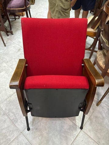 Fauteuil - Hout, Metaal, Fluweel