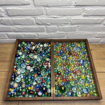 7KG - Vintage & Modern US & EU glass Marbles collection -