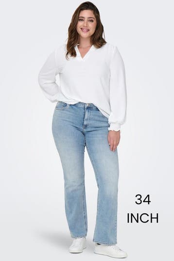 ONLY jeans CARWILLY flared Maat:, Verzenden, Nieuw, Overige kleuren