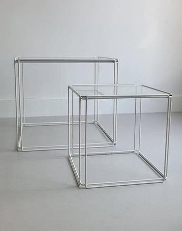 Atrow - Max Sauze - Set bijzettafels (2) - Isocele - Staal,