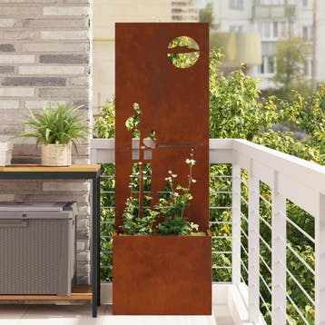 vidaXL Tuin Privacy Screen Roestig 50 x 32 x 150 cm, Verzenden, Nieuw