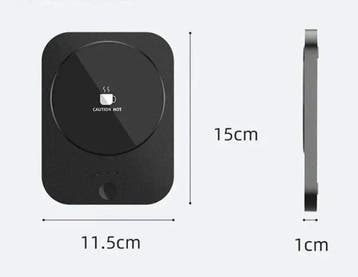 USB Kopjeswarmer met Draadloos Opladen 3 Standen, Verzenden, Nieuw