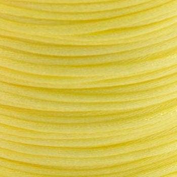 2 meter Macrame Satijndraad 1.0 Butter yellow, Ophalen of Verzenden, Nieuw, Draad
