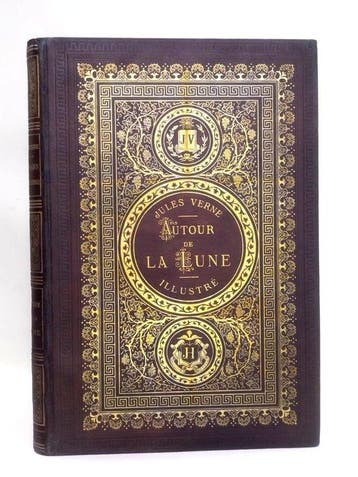 Jules Verne - Autour de la lune [très rare cartonnage