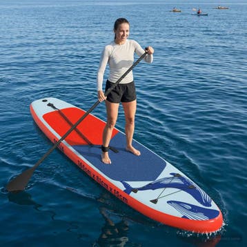 vidaXL Opblaasbaar Stand Up Paddle Board SCYLLA 366 x 81 x, Watersport en Boten, Verzenden, Nieuw