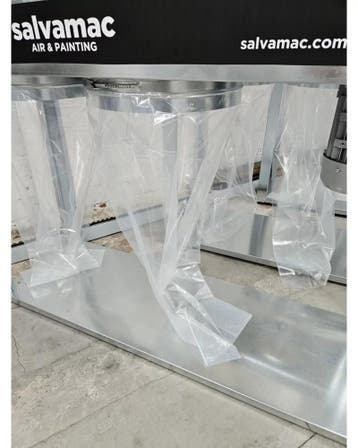 Plastic opvangzak voor ontstoffingsfilter, Verzenden