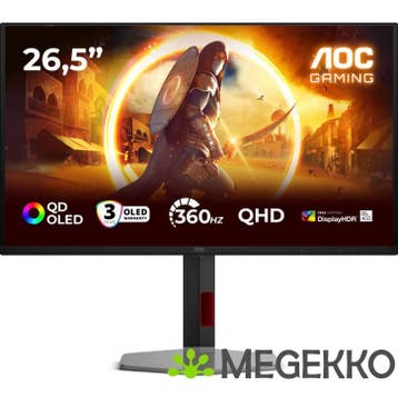 AOC Gaming G4 Q27G4SDR 26.5  Quad HD 360Hz OLED Gaming, Computers en Software, Monitoren, Verzenden, Nieuw, AOC